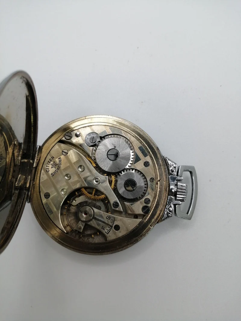 [SCHROTT] CITIZEN SHOKOSHA Handaufzugs-Taschenuhr 625653