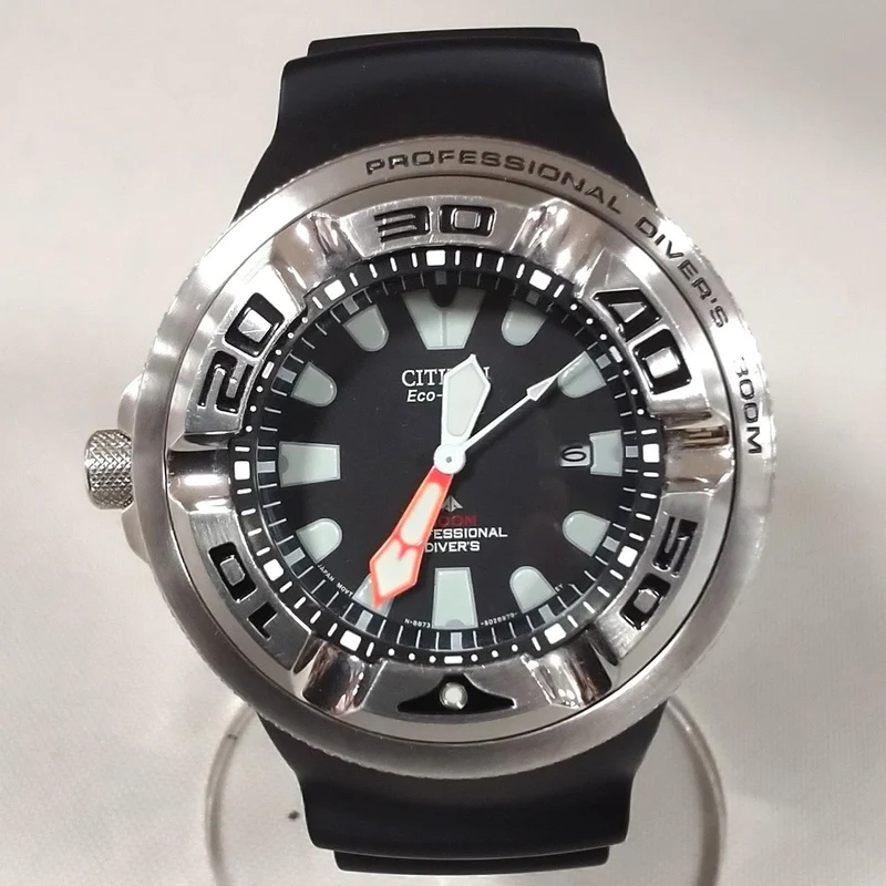 CITIZEN PROFESSIONAL DIVER'S B873-S057892 Schwarz × Silber