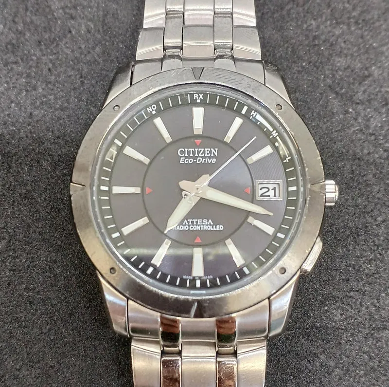 CITIZEN Analog Solar Radio Wave H110-T010156