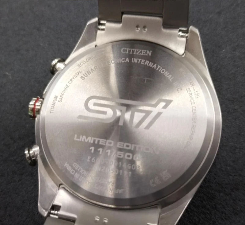 CITIZEN / SUBARU STI SPORTS CHRONOGRAPH 2025 STSG24100010