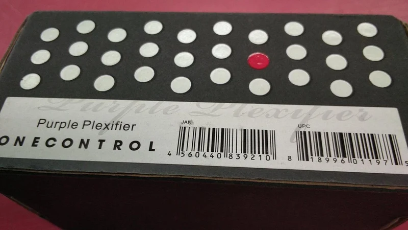 ONE CONTROL Overdrive/Distortion PURPLE PLEXIFIER