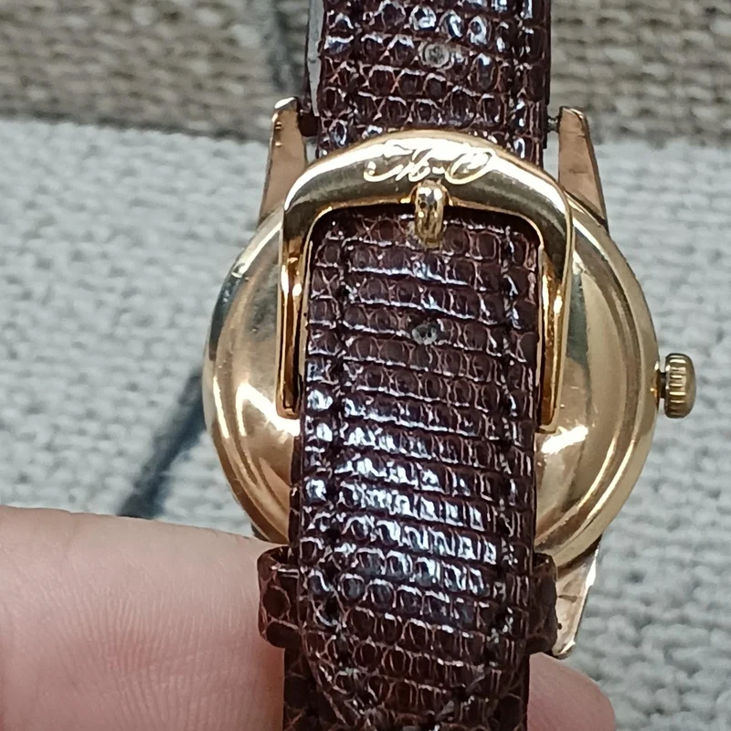 SEIKO Handaufzugsuhr J14100E CROWN SPECIAL Gold SD Zifferblatt