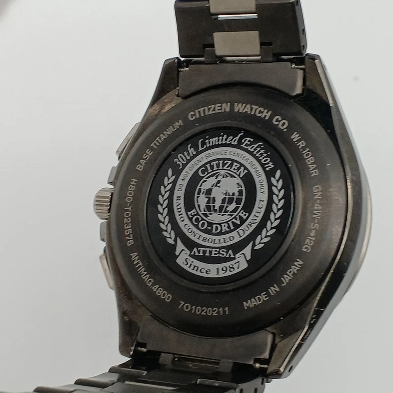 CITIZEN Atessa Funkgesteuerter Solar-Chronograph H800-T023576