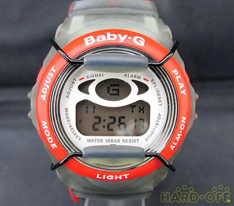 CASIO BABY-G X-TREME BG-390 (Rot×Schwarz)