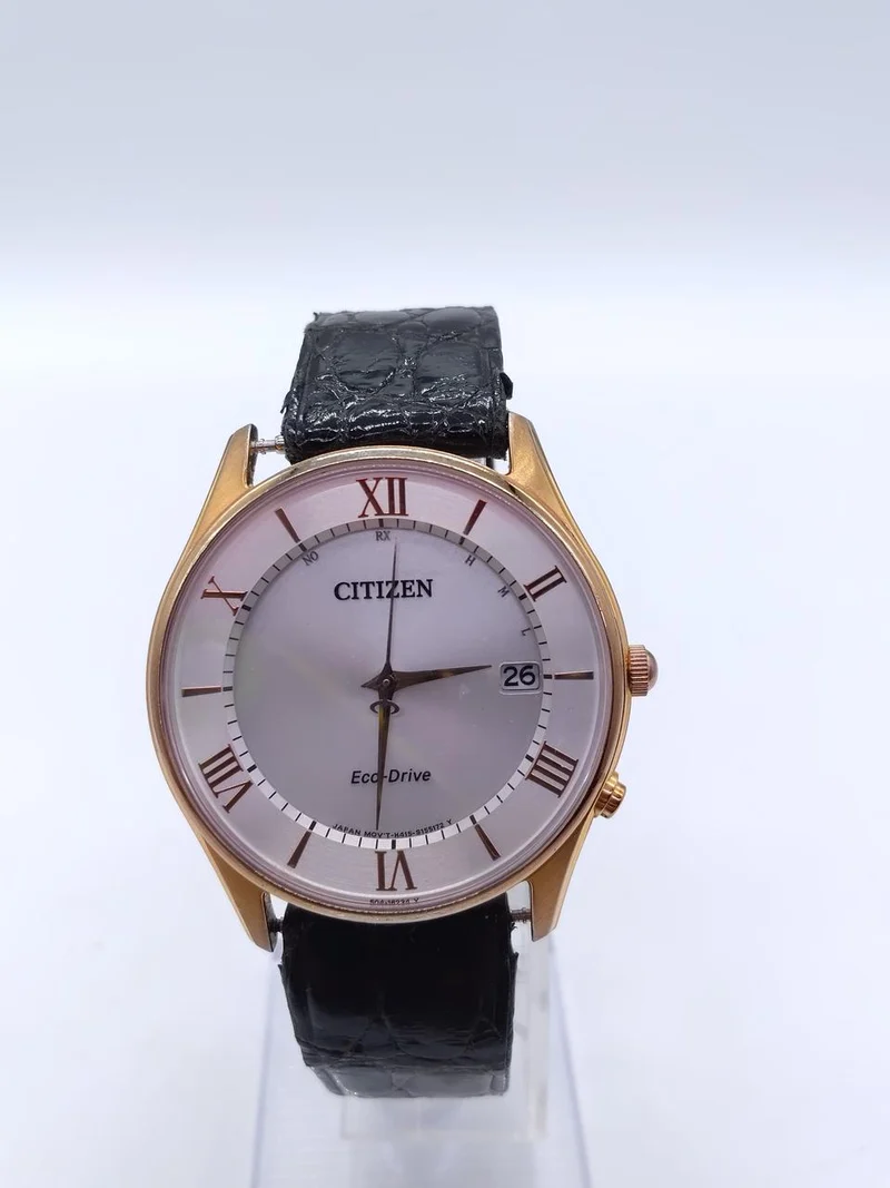 CITIZEN Solar- und funkgesteuerte analoge Armbanduhr H415-S112915