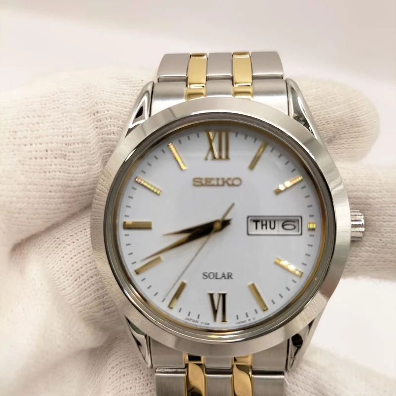 SEIKO Herren-Solararmbanduhr V158-0BA0