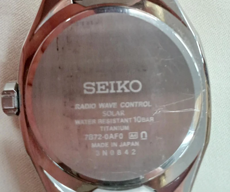 SEIKO Solar-Funkarmbanduhr 7B72-0AF0