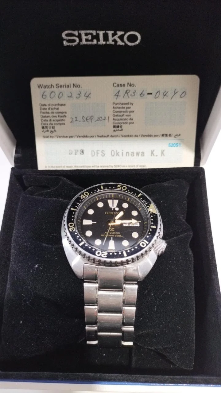 SEIKO Taucheruhr 4R36-O4YO