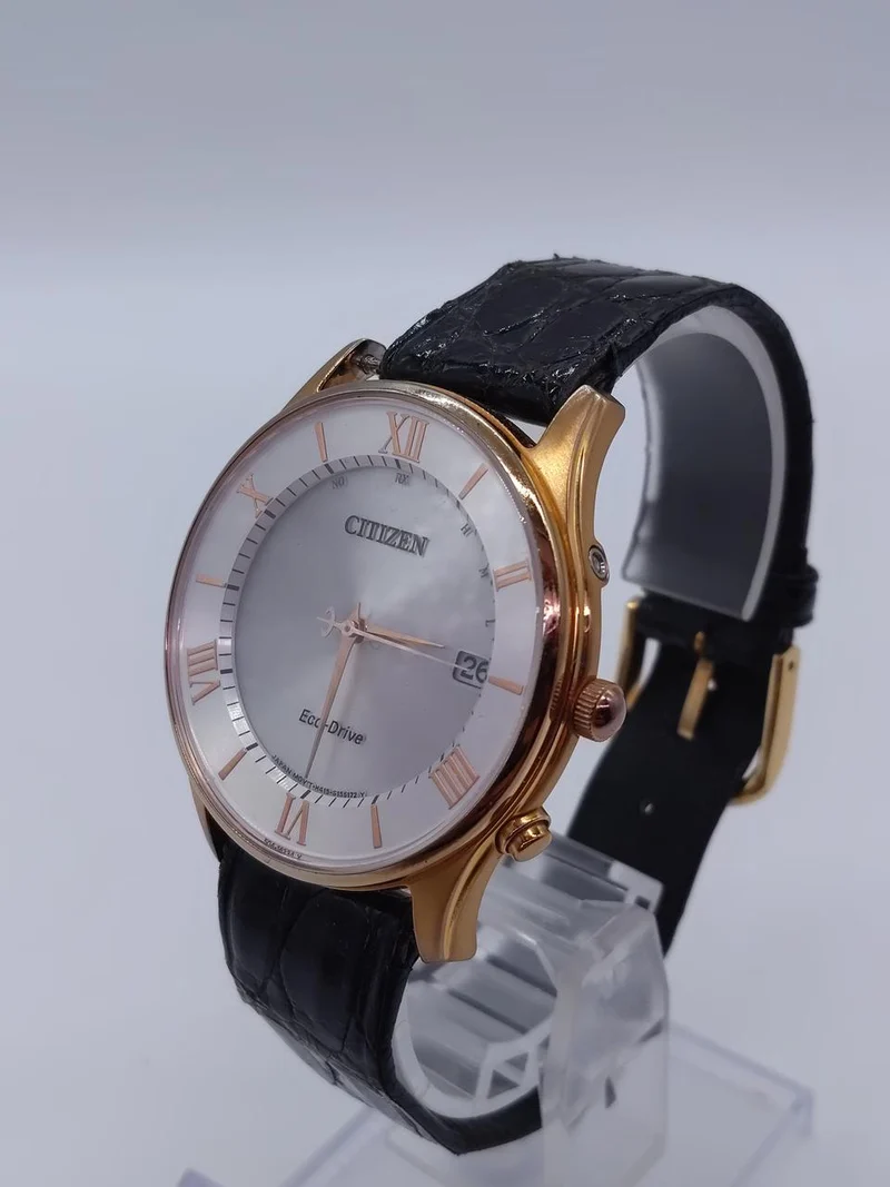 CITIZEN Solar- und funkgesteuerte analoge Armbanduhr H415-S112915