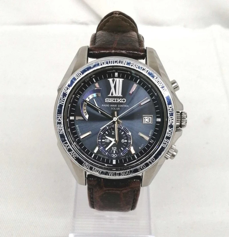 SEIKO Solar-Funkarmbanduhr 8B54-0AG0