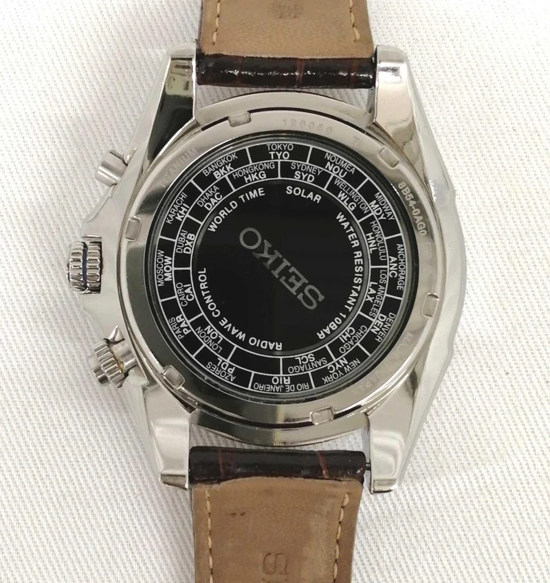 SEIKO Solar-Funkarmbanduhr 8B54-0AG0