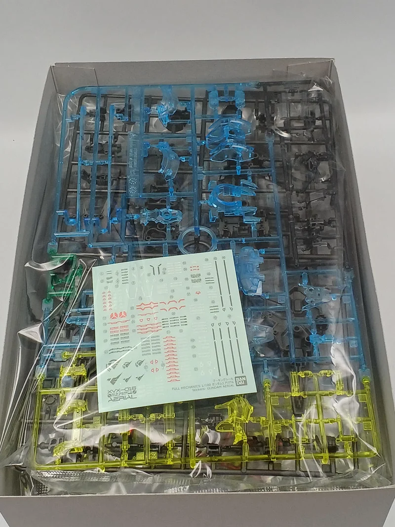 BANDAI Full Mechanics 1/100 Gundam Aerial [Klare Farbe]
