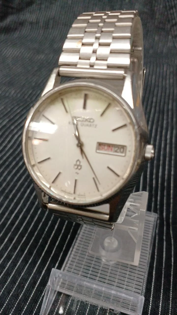 [SCHROTT] SEIKO Quartz (Schrott) KING QUARTZ Zifferblattverfärbung