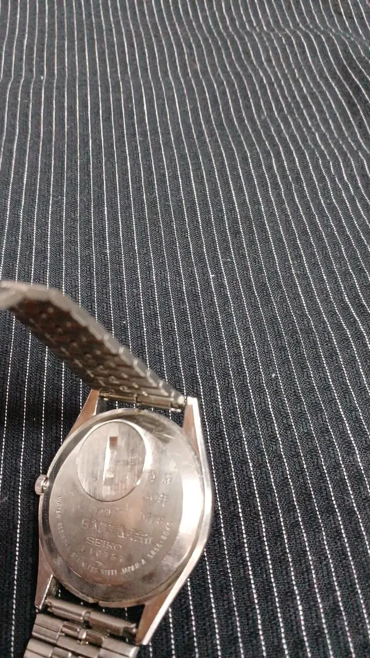 [SCHROTT] SEIKO Quartz (Schrott) KING QUARTZ Zifferblattverfärbung