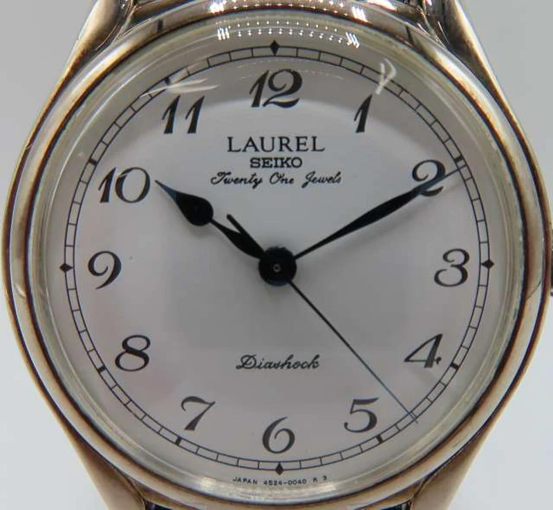SEIKO LAUREL Handaufzug Massives Silber 4S24-0040