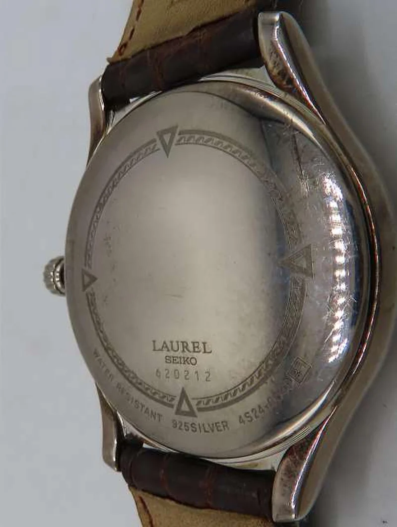 SEIKO LAUREL Handaufzug Massives Silber 4S24-0040