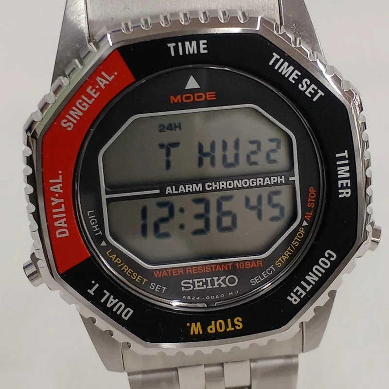SEIKO Quarz-Digitalarmbanduhr SBJG019