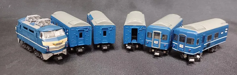 BANDAI Sleeper Limited Express Hayabusa 6-Car Set B Train Shorty