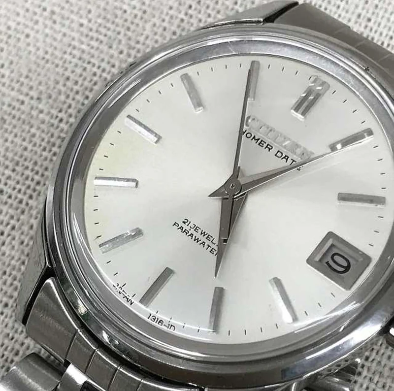 CITIZEN HOMER DATE Handaufzugs-Armbanduhr 4-180101-K 63-1094
