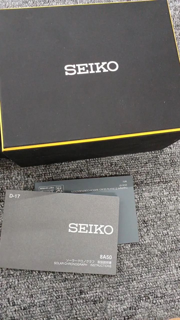 SEIKO Solar Chronograph 8A50-00B0