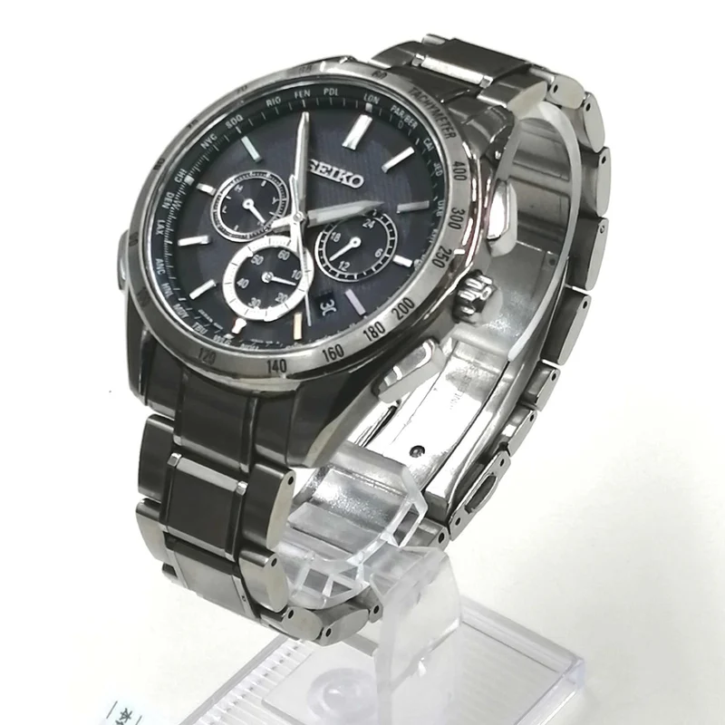 SEIKO Solar-Armbanduhr 8B92-0AB0/BLU