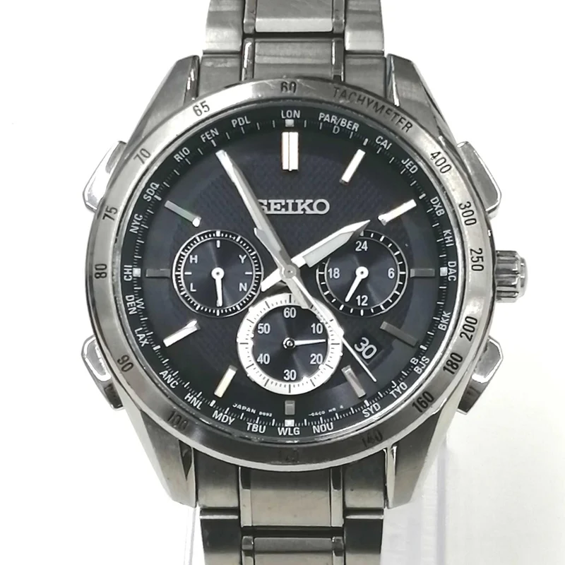 SEIKO Solar-Armbanduhr 8B92-0AB0/BLU