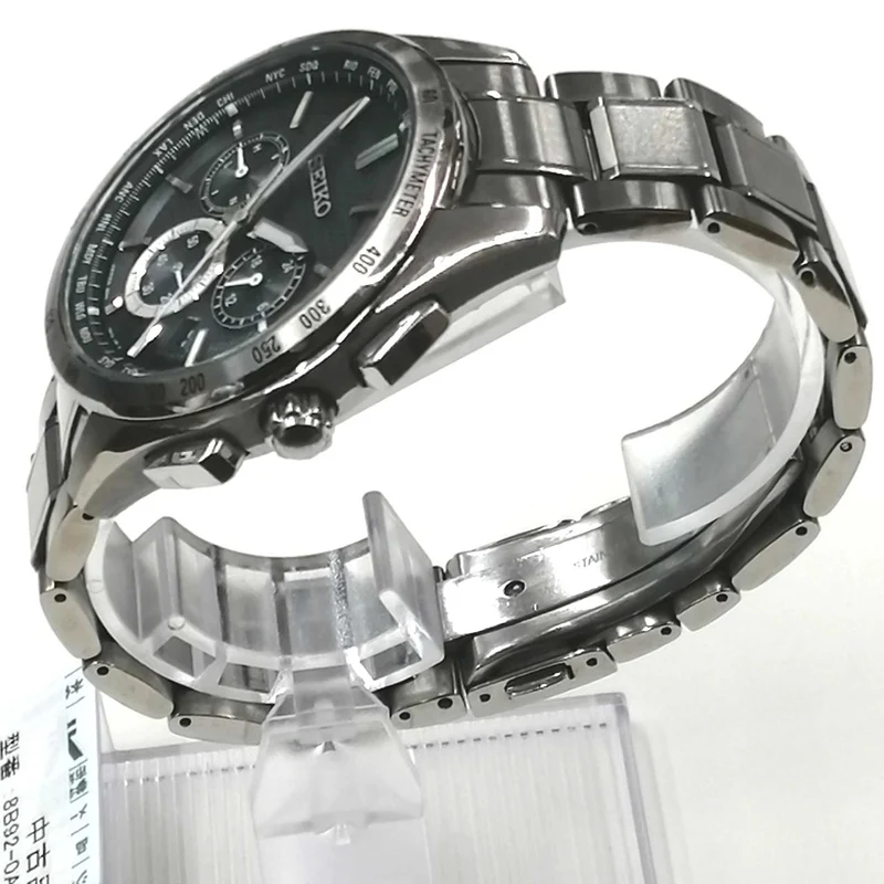 SEIKO Solar-Armbanduhr 8B92-0AB0/BLU