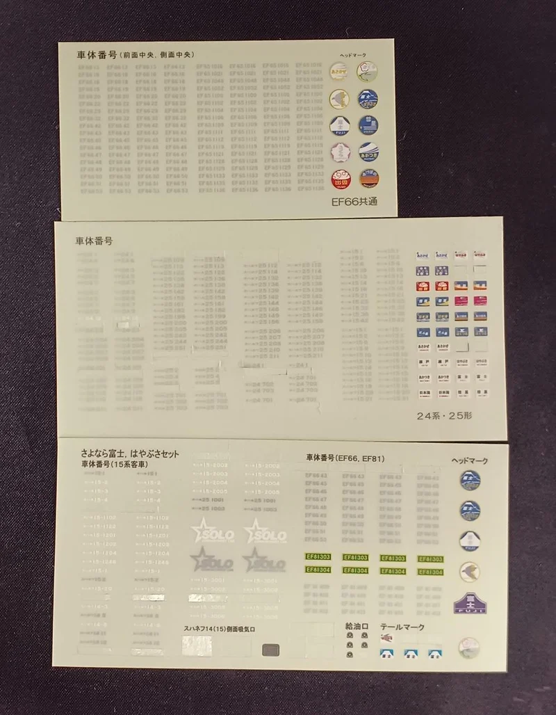 BANDAI Sleeper Limited Express Fuji 6-Car Set B Train Shorty