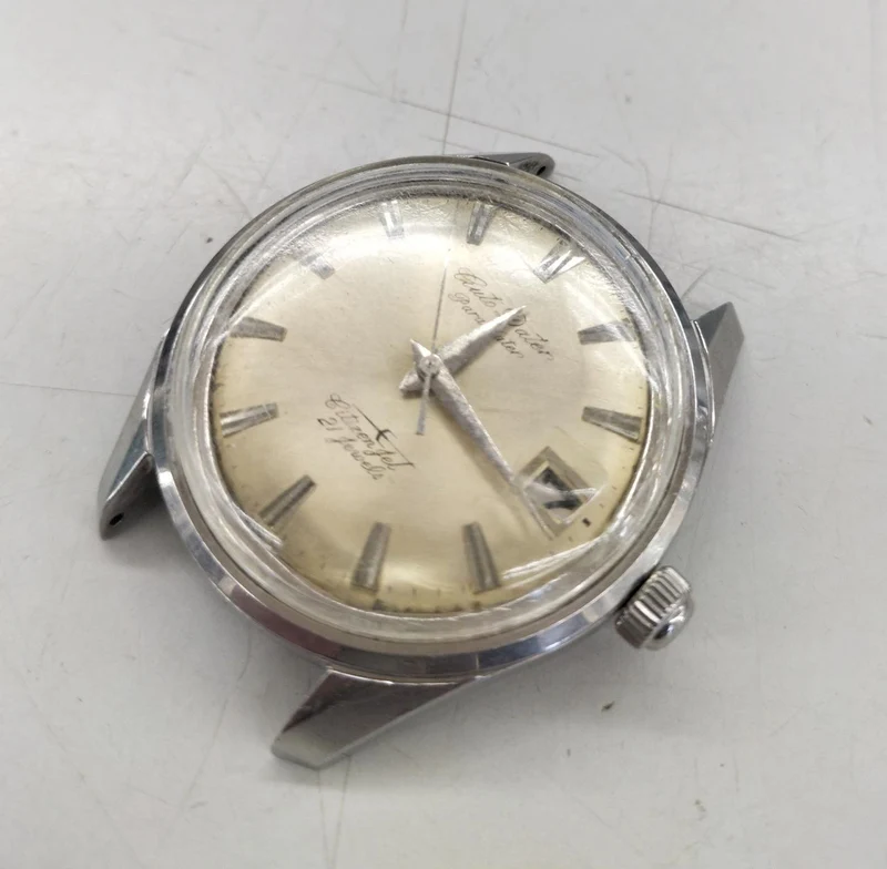 [SCHROTT] CITIZEN JET Schrott Citizen Jet Automatik ohne Gürtel AUTOMATISCHES DATUM 21 JEWELS