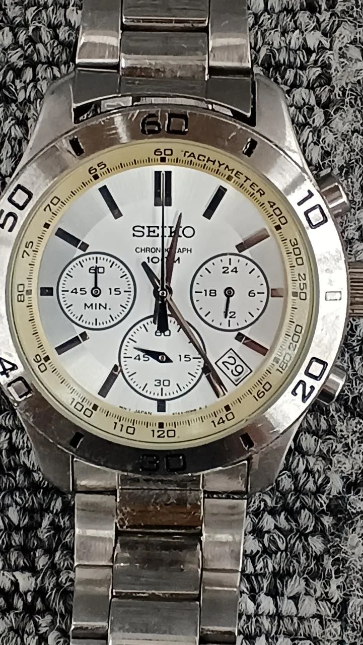 SEIKO Quarz-Analog-Armbanduhr 6T63-00E0