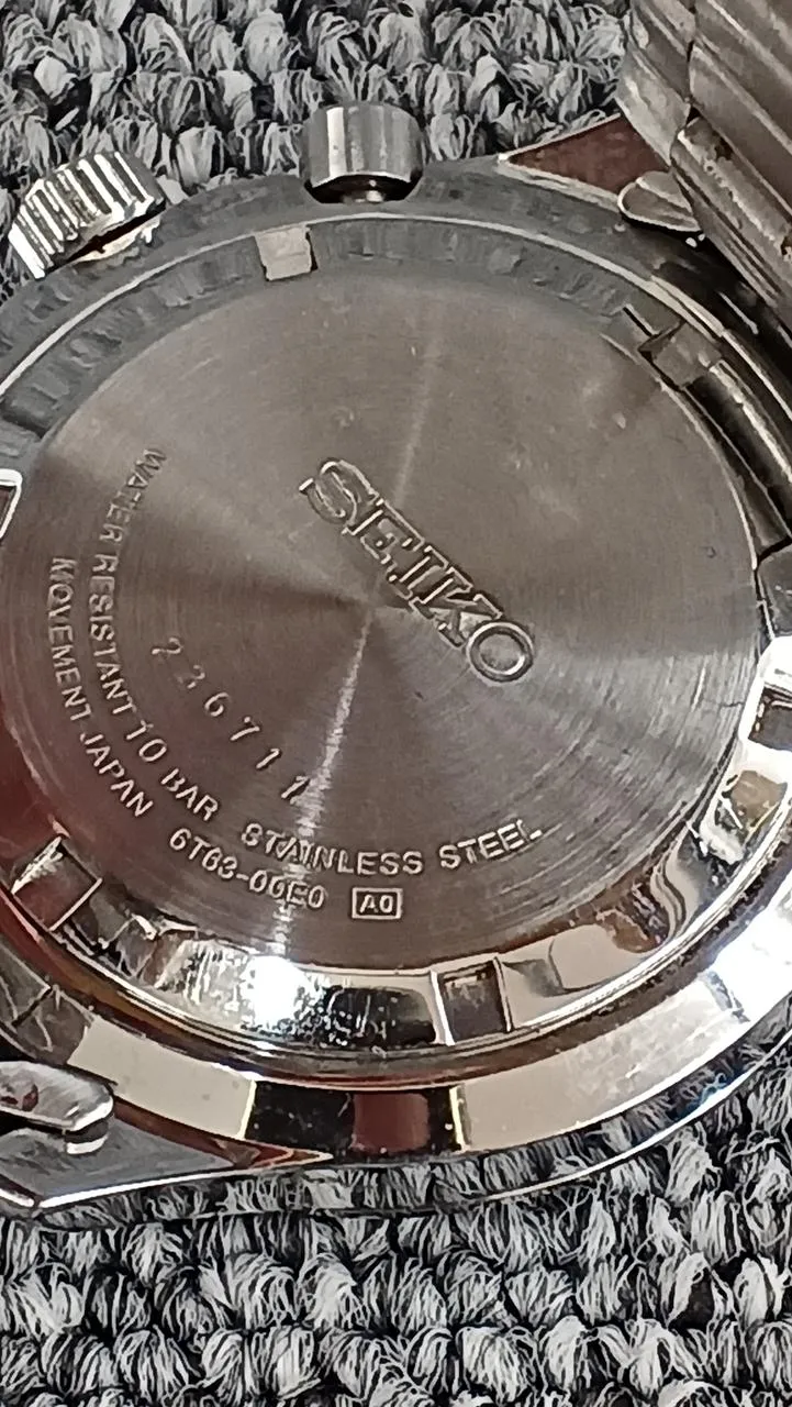 SEIKO Quarz-Analog-Armbanduhr 6T63-00E0