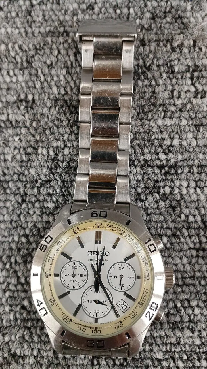 SEIKO Quarz-Analog-Armbanduhr 6T63-00E0