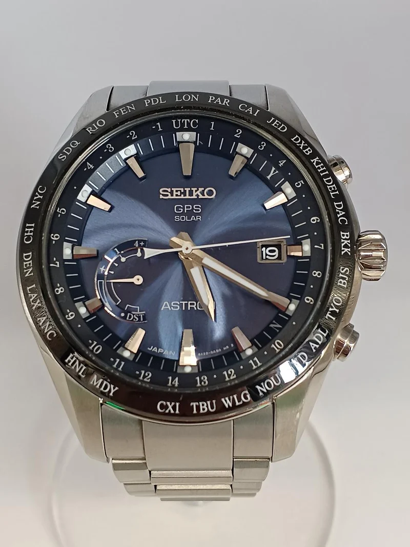 SEIKO Analoges Solar-GPS 8X22-0AG0-2
