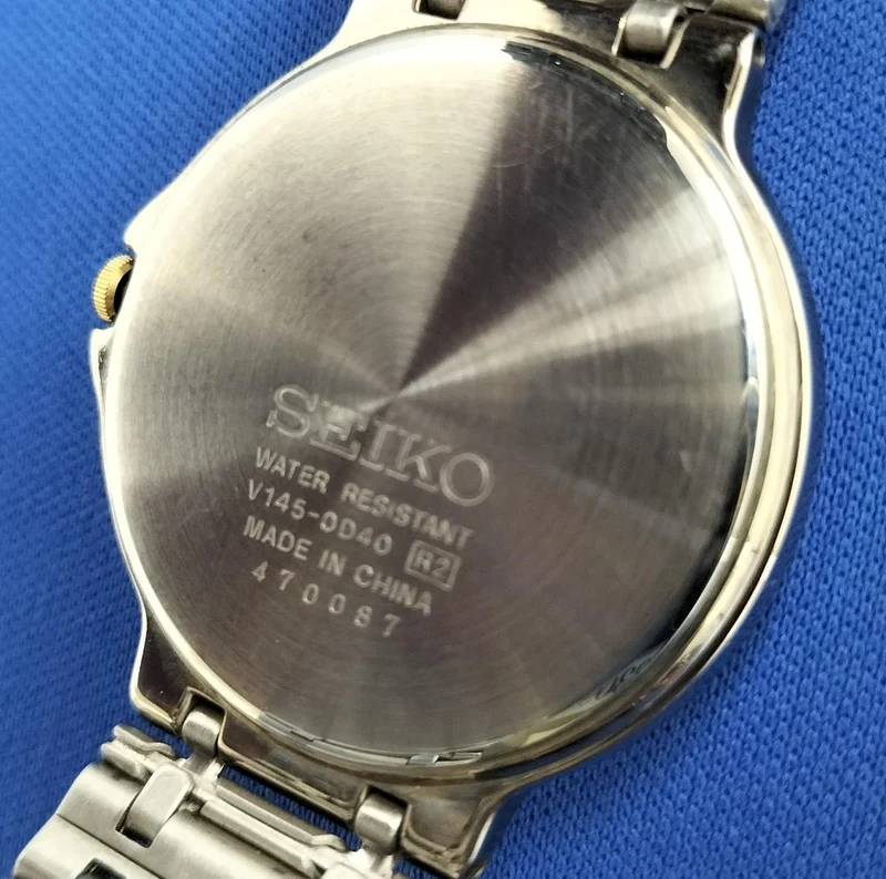 SEIKO Quarz-Analog-Armbanduhr V145-0D40
