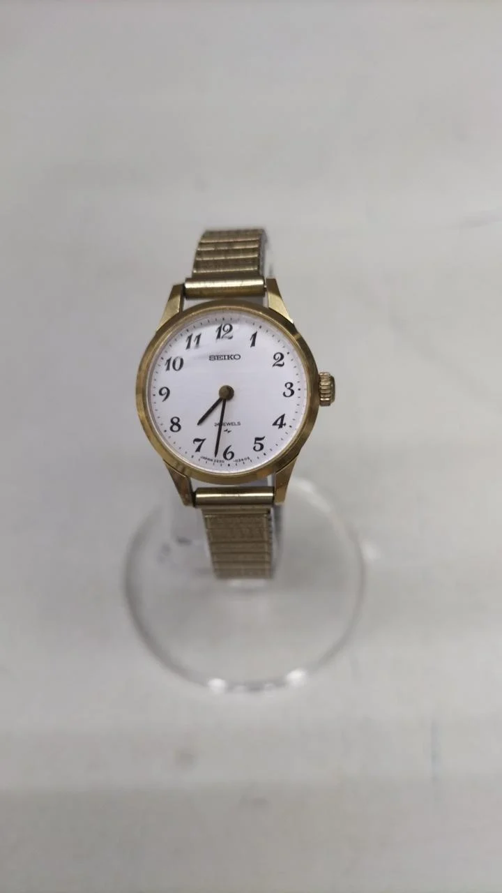 [SCHROTT] SEIKO Handaufzug 2220-0020 Gehäuseboden und Glas fleckig
