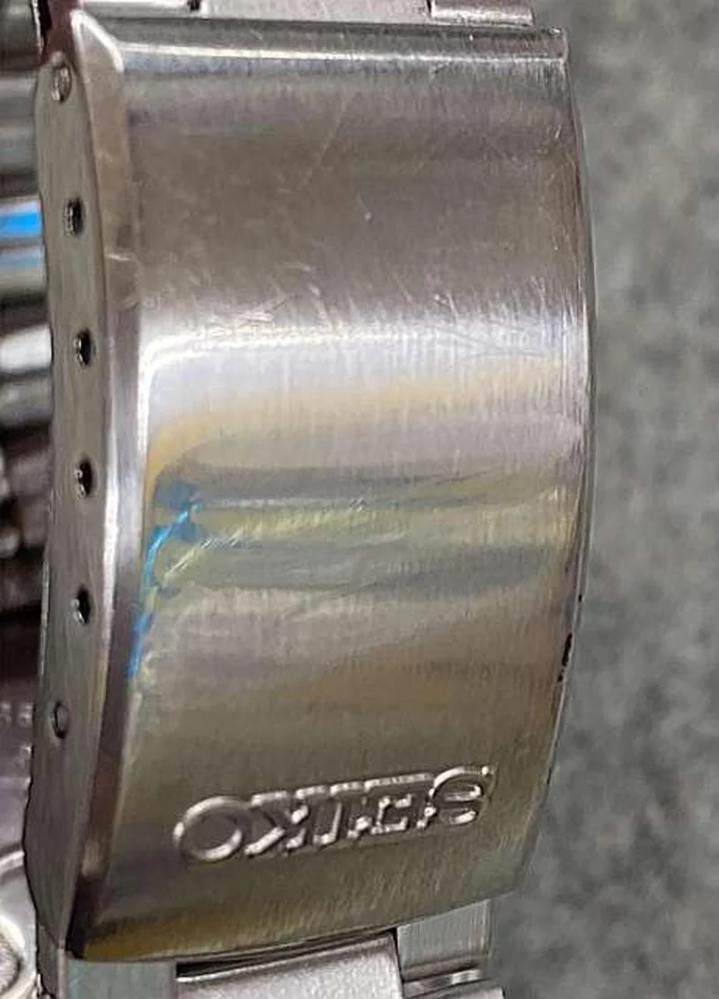 [SCHROTT] SEIKO Quarz-Armbanduhr 7546-8340 mit Mängeln 7546-8340