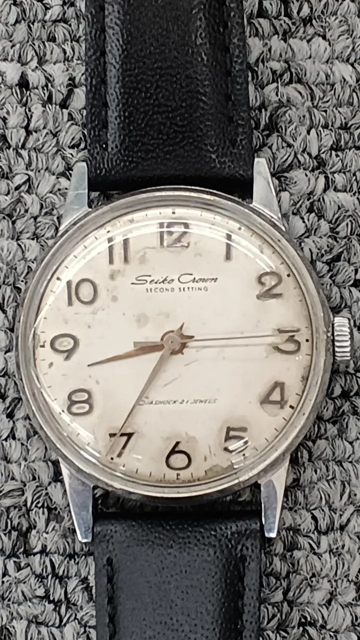 SEIKO CROWN Armbanduhr mit Handaufzug Seitetsu Showa 37