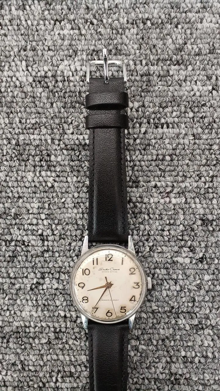 SEIKO CROWN Armbanduhr mit Handaufzug Seitetsu Showa 37
