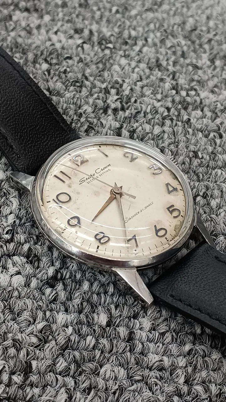 SEIKO CROWN Armbanduhr mit Handaufzug Seitetsu Showa 37