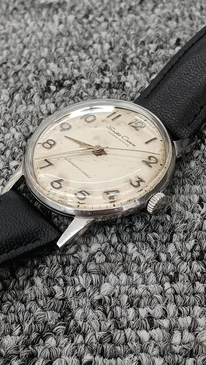 SEIKO CROWN Armbanduhr mit Handaufzug Seitetsu Showa 37