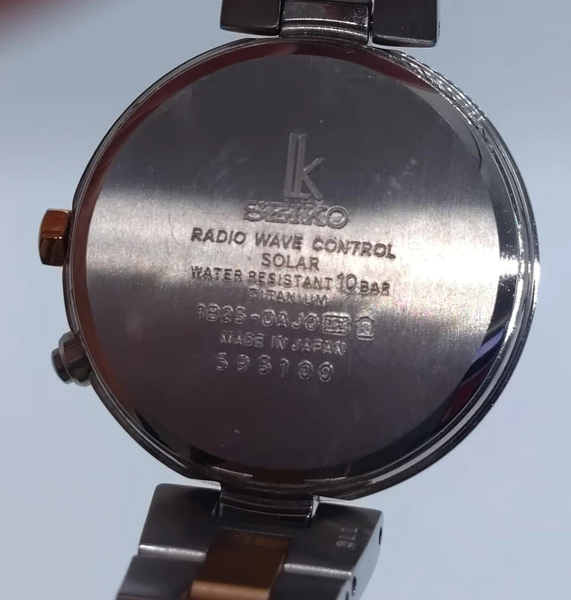 SEIKO Solar-Funk-Armbanduhr 1B25-0AJ0