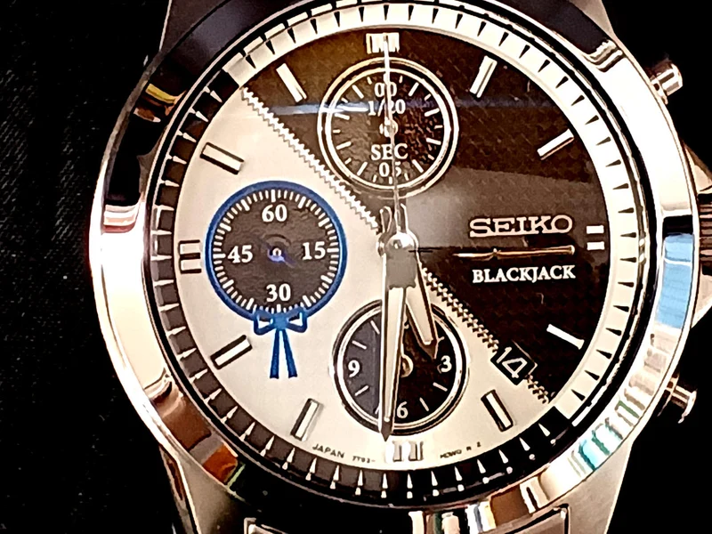 SEIKO Blackjack Armbanduhr zum 50-jährigen Jubiläum 7T92-HDC0