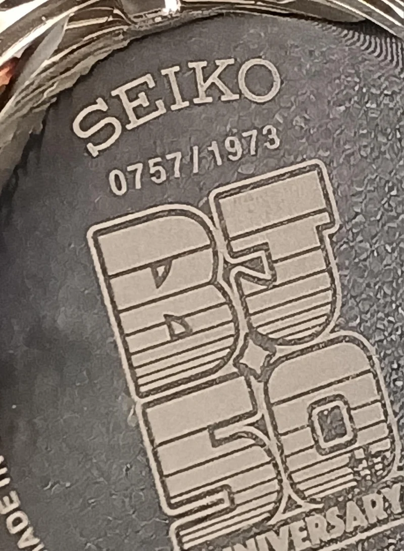 SEIKO Blackjack Armbanduhr zum 50-jährigen Jubiläum 7T92-HDC0