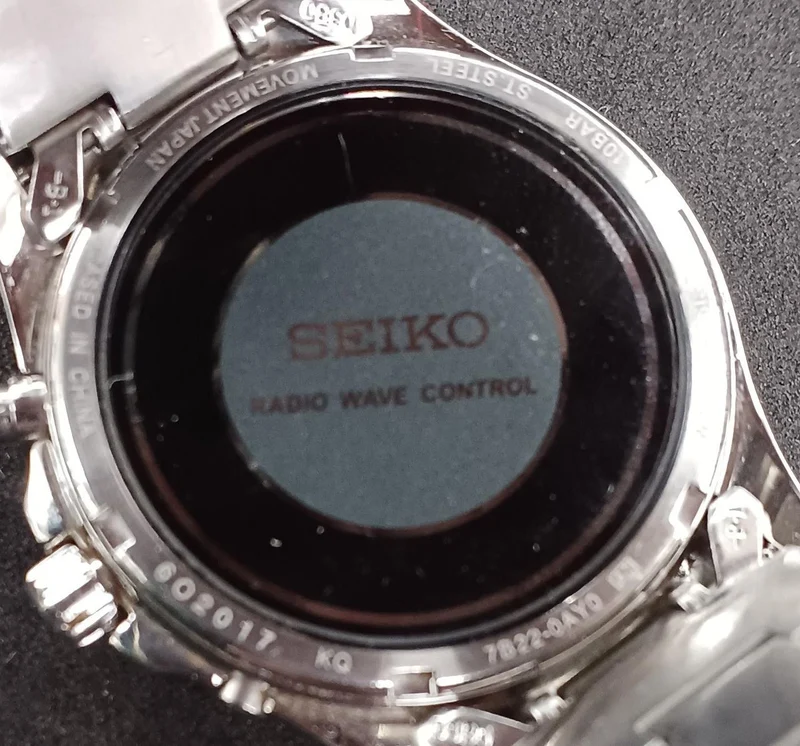 SEIKO Analoges Solarradio 7B22-0AY0