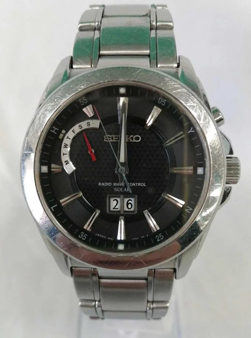SEIKO Solar-Funkarmbanduhr 8B43-0AD0