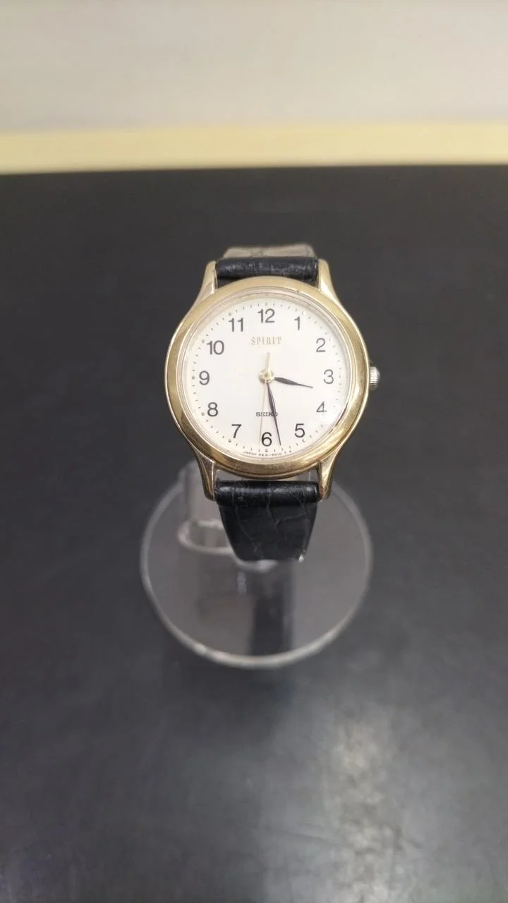 SEIKO SPIRIT Quarz-Armbanduhr 5E31-6C8A (Nachrüstarmband)
