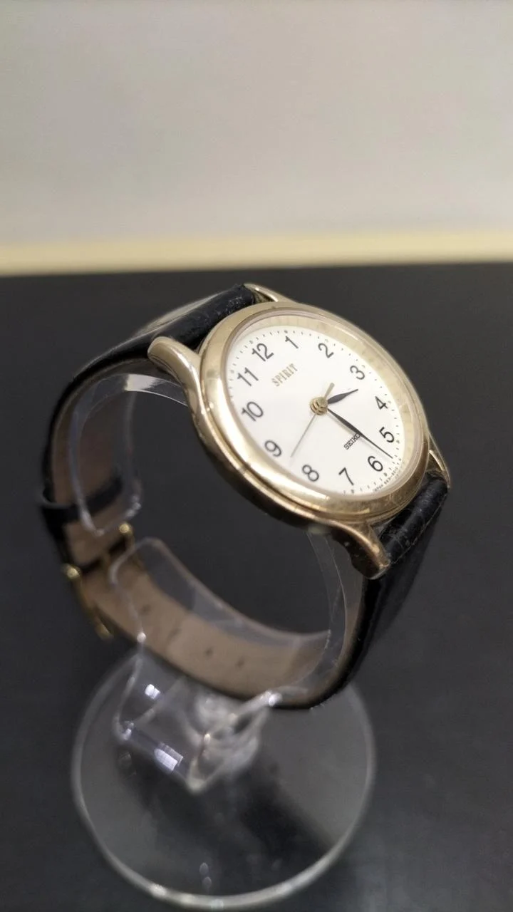 SEIKO SPIRIT Quarz-Armbanduhr 5E31-6C8A (Nachrüstarmband)