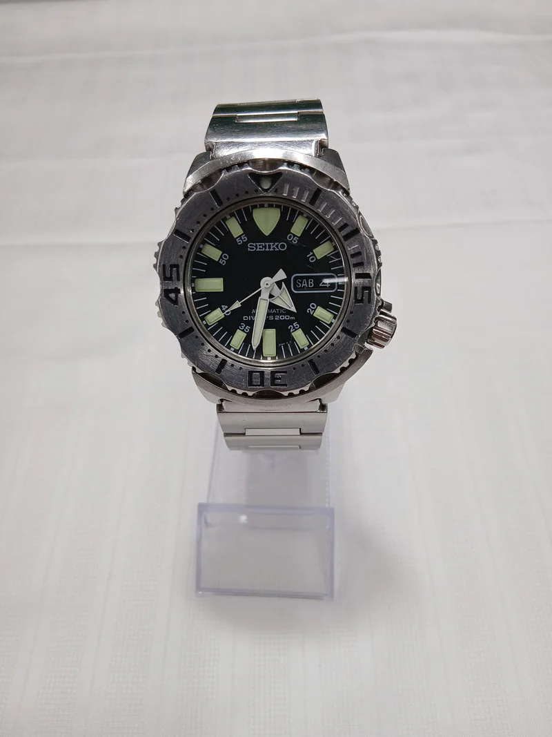 SEIKO Automatic Black Monster Divers 200M 7S26-350