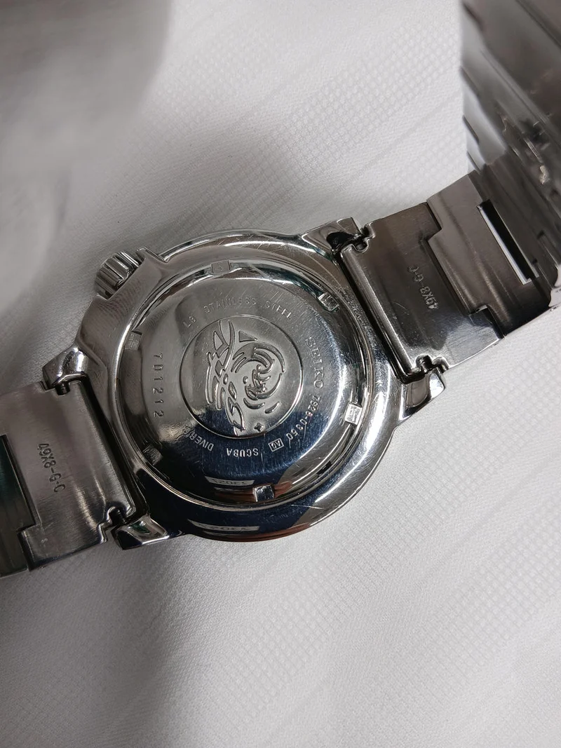SEIKO Automatic Black Monster Divers 200M 7S26-350