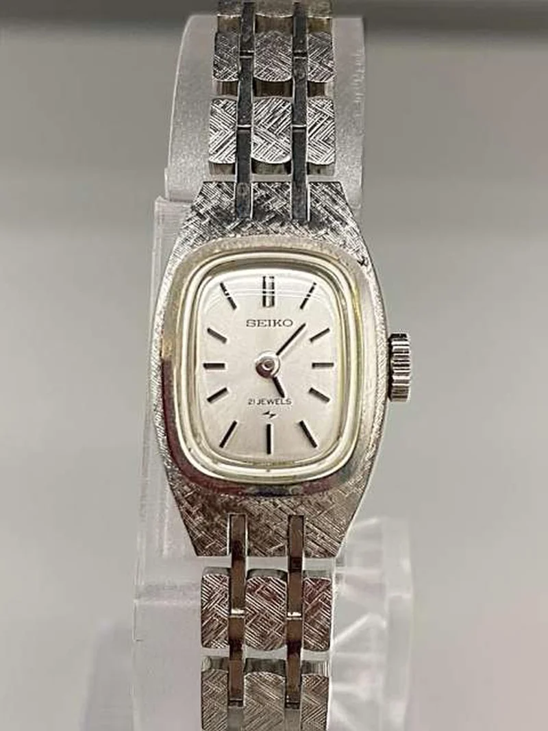 [SCHROTT] SEIKO Damen-Armbanduhr mit Handaufzug (21 Steine) 11-3350